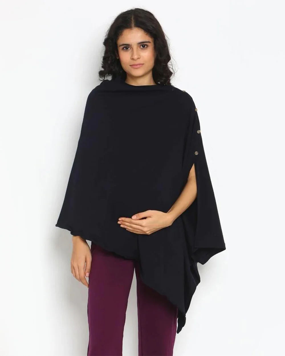 Wobbly Walk Black 6-In-1 Nursing Cover-Cotton