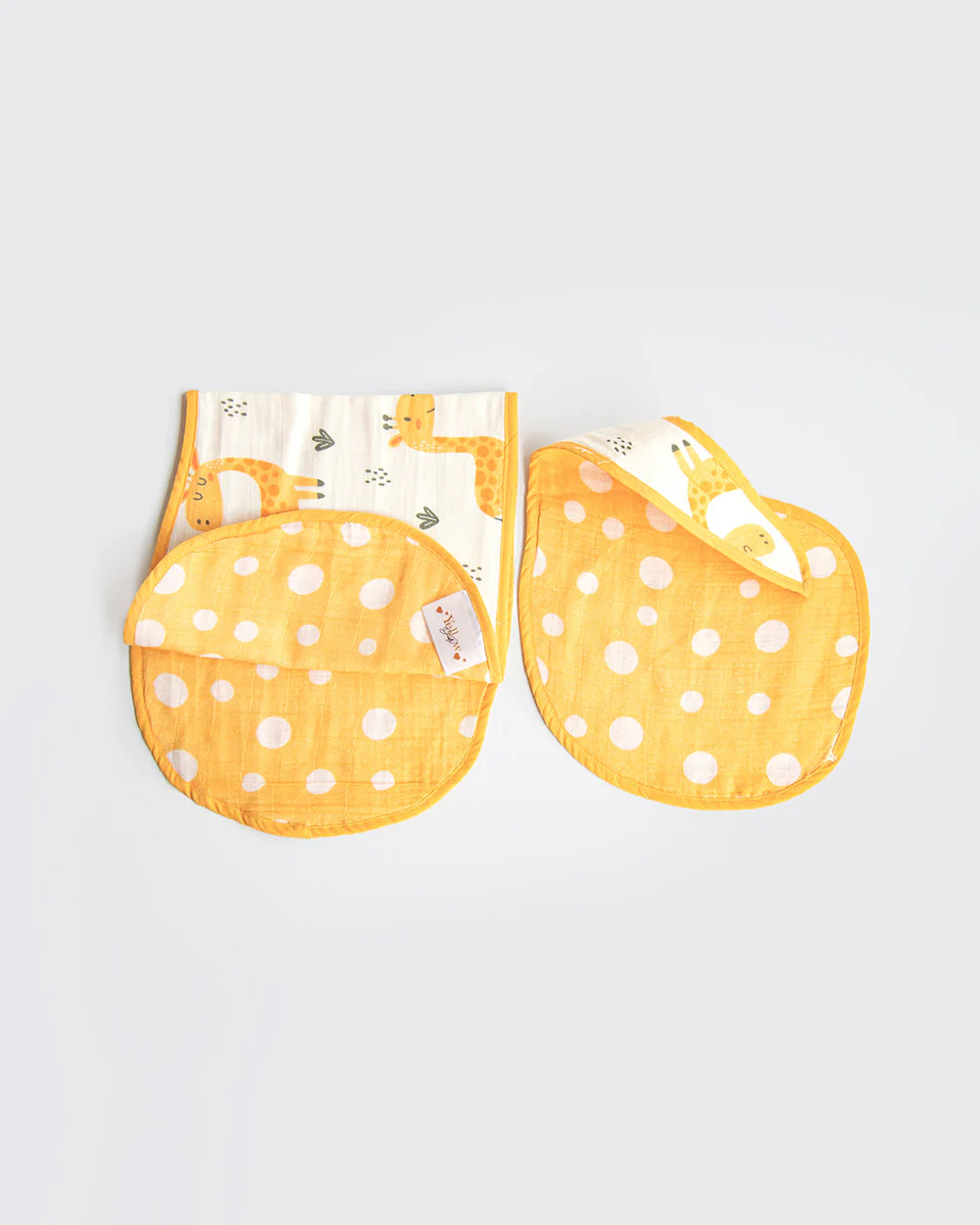 Yellow Doodle Baby Giraffe Muslin Essentials New Born Gift Set-Pack Of 6-Gift For Baby Shower & Baby Birthday - Image 8