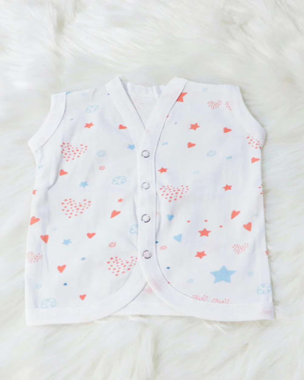 Yellow Doodle Fairy Dust Nappy & Vest-Organic Cotton-Set of 4-For Infants - Image 2