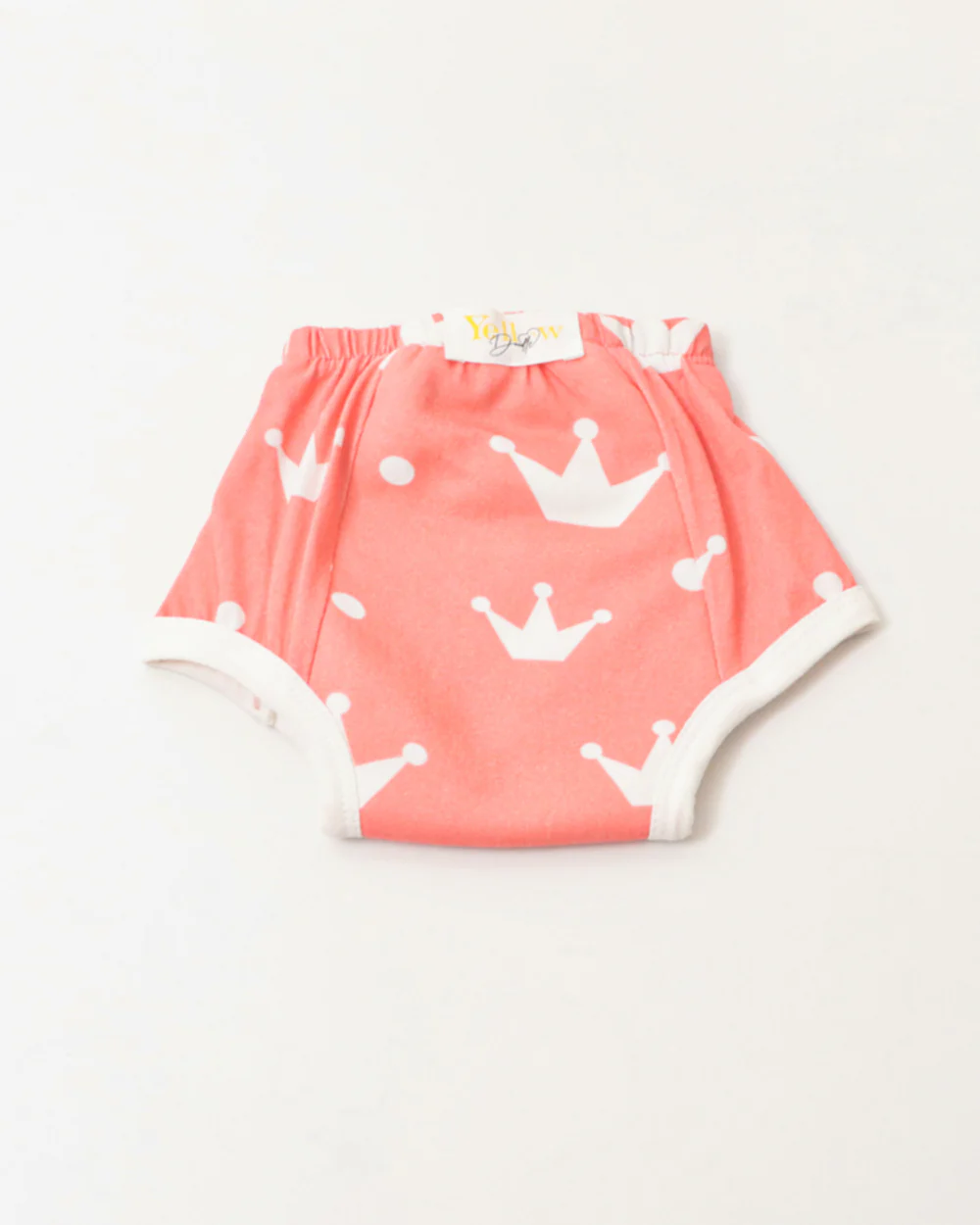Yellow Doodle Peach Love Toddler Cloth Diapers-Padded Underwear-Organic Cotton-Washable & Reusable-Pack of 3 - Image 4