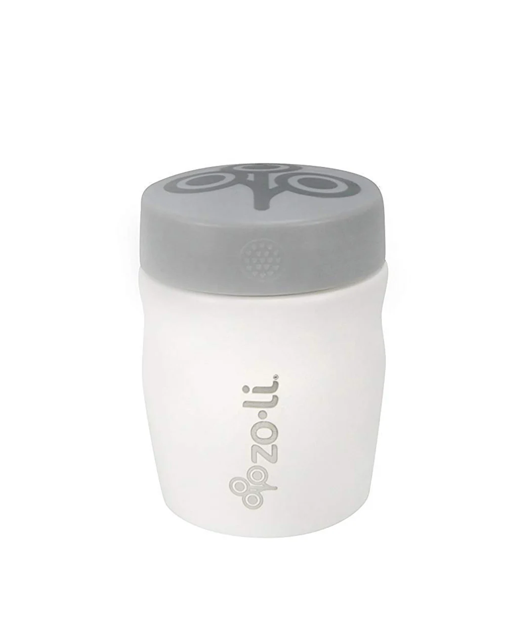 ZoLi Pow Dine Insulated Food Jar-Double Walled Stainless Steel-White-For Feeding Infants